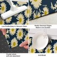 thumbnail image 3 of Darkblue Daisy Flower Yellow Centers Pattern Kitchen Rug Mat,Kitchen Runner Rugs Non Skid Washable,Decorative Kitchen Floor Mats for Kitchen,Sink,Laundry,17"X47", 3 of 5