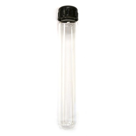 Eisco Labs Borosilicate Test Tube with Screw Cap - Culture Tubes - 50mL (25x150mm) Pack of 12