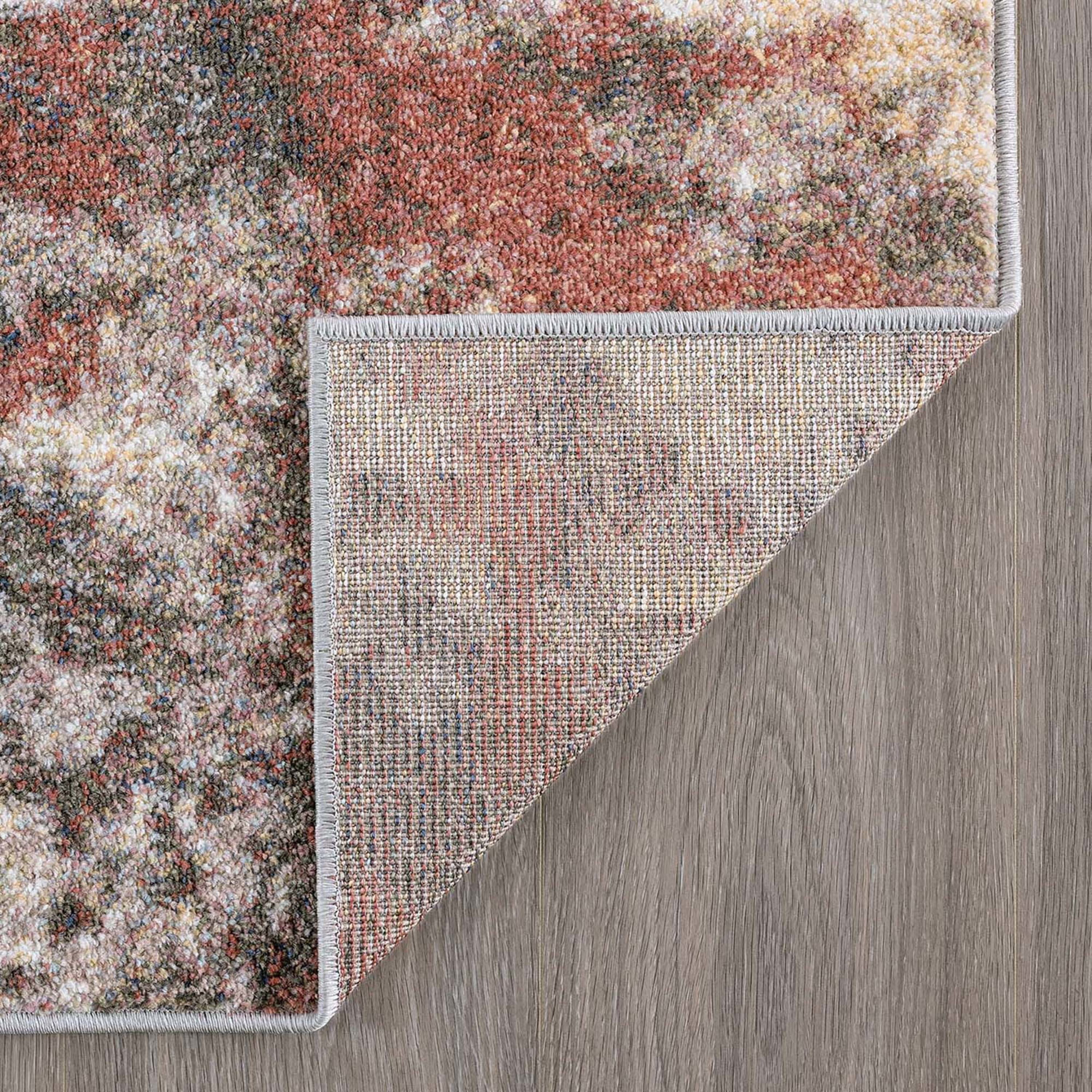Bliss Rugs Modern Contemporary Abstract Area Rug, Indoor Rugs for Living Room, Dining Room, Bedroom | Navy, 8' x 10' (7'10''x10'2'')