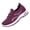 Purple, variant on NOKIO Men's S𝗅ip On Sneakers Breathable Knit Athlet𝗂c Shoes with Elastic Strap, Versatile So𝗅id Color Sport Shoes Comfortable Wide Width Casual Running Shoes for Back to College