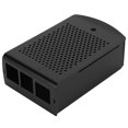 thumbnail image 1 of Aluminum Alloy Protective Shell, High Hardness Hollow Design Heat Dissipation Enclosure Multiple Holes With Fan For  4, 1 of 8