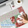 thumbnail image 4 of Long Mouse Pads for Desk,Pioneer Flower Floral Print Pattern Desk Mats on Top Of Desks, Desk Mouse Pad Extra Large with 3mm Non-Slip Base and Stitched Edge for Gaming,Office,Work,Home 31.5"x11.8", 4 of 6