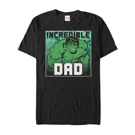 Marvel Men's Father's Day Hulk Incredible Dad T-Shirt