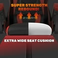 thumbnail image 4 of Bigzzia Gaming Chair with Footrest Ergonomic Computer Chair with Lumbar Support and Headrest for Adult,Red, 4 of 11