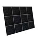 thumbnail image 3 of 12 paneles acústicos insonorizados para pared, decoración de pared, decorativos y únicos. negro no pegajoso, 3 of 9