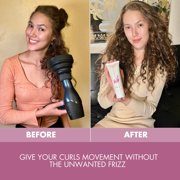 smartSOLUTIONS Straight N' Curl Serum 4 oz, | Smooths & Straightens | Curves & Curls | Paraben-Free | Plant-based