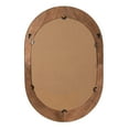 thumbnail image 3 of Creative Co-Op Oval Bamboo and Rattan Framed Wall Mirror, Natural, 3 of 7