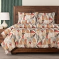 thumbnail image 5 of SIScovers  Refraction Geometric Print Duvet Set Fire - Twin - 4 Piece, 5 of 5