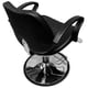 thumbnail image 2 of Silla Barberia Negra Lisa Nanofort Estetica Salon Belleza, 2 of 9