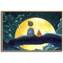 IDEA4WALL Framed Canvas Wall Art for Living Room, Bedroom Dreamland Theme Canvas Prints for Modern Home Decoration Ready to Hang