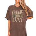 thumbnail image 6 of Game Day Football Shirt for Women Camo Leopard Graphic Tee, Seafoam Shirt, 2XL, 6 of 8