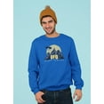 thumbnail image 2 of Ufo Over The Mountains Sweatshirt Men -Image by Shutterstock, Male XX-Large, 2 of 4