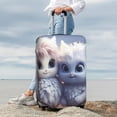 thumbnail image 7 of Gukieu Cute Animal Couple Print Suitcase Protective Cover, Elastic Zipper Buckle Suitcase Protective Cover, Suitable for Travel, Business Trip-Large, 7 of 7