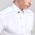thumbnail image 4 of 2PCS Collar Brooch Stylish Rhinestone Rudder Collar Pin Brooch Pin Jewelry Brooch for Men Women, 4 of 10