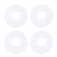 thumbnail image 1 of 10pcs plástico concéntrico redondo suspensión de ropa tamaño hebillas de separación para el tamaño de ropa y accesorios de bricolaje (blanco), 1 of 5