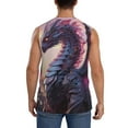 thumbnail image 4 of Balery Dragon Camisetas sin mangas para hombre, absorbe la humedad y protege contra el mal olor.-Small, 4 of 7