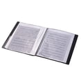 thumbnail image 3 of A4 Size Sheet Music Paper Notes File Organizer Folder Holder 40 Pockets, 3 of 8