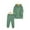 Army Green, variant on Esaierr 12M-7Y Toddlerr Baby Hooded Sweatpants Tracksuit Pullover Hoodie Jogging Pants Outfit Solid Color Fall Winter Sweatsuit