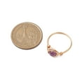 thumbnail image 6 of 3pcs 3 styles Natural Rose Quartz & Amethyst & Green Aventurine Finger Rings Copper Wire Wrapped Jewelry for Women US Size 8 1/2(18.5mm) 1pc/style, 6 of 8