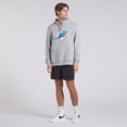 thumbnail image 5 of Men's Fanatics  Heather Gray Miami Dolphins Legacy Fleece Pullover Hoodie, 5 of 7