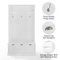 thumbnail image 2 of Crosley Furniture Ellison Hall Tree with Storage Bench and Coat Rack Hooks for Hanging, 2 of 12