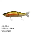 thumbnail image 2 of SeñUelo de Pesca Bionics, Cebo para Peces de Hundimiento Lento, Cebo Falso de 135 mm/28 G, Cebo Duro Q, 2 of 5