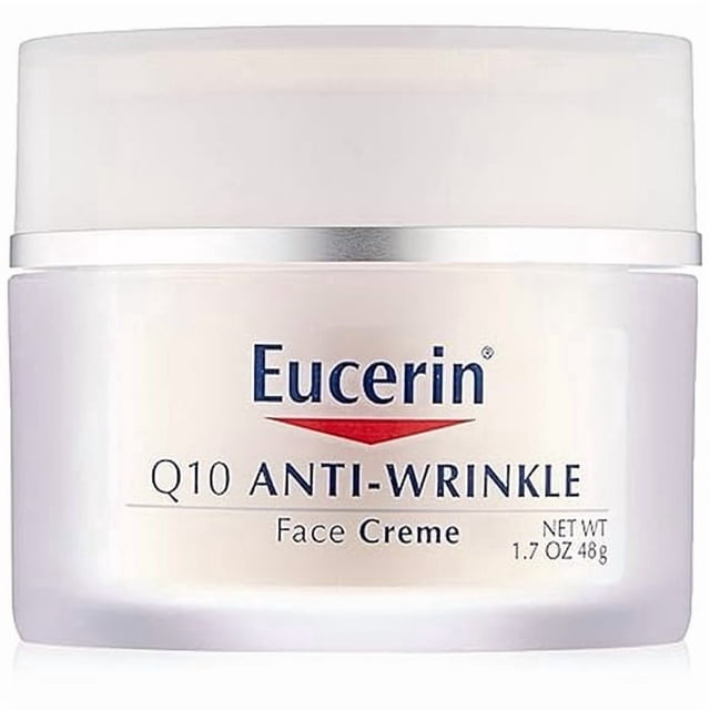Crema facial antiarrugas Eucerin Sensitive Skin Experts Q10 para piel sensible, 1.70 oz.