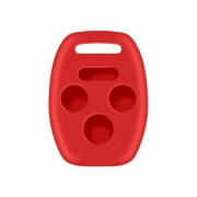 Honda 2006 to 2013 Civic with Trunk Red Rubber Silicone Key Fob Remote Cover