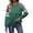 Green, variant on Leopard Print Raglan Sleeve Color Block Sweatshirt for Women, Striped Crewneck Pullover Hoodless Long Sleeve Fall Top