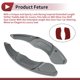thumbnail image 4 of Accesorios interiores de extensión de palancas de cambio de volante de aleación de aluminio gris Unique Bargains 1Set para Volkswagen Golf7 R 2015-2021 para Volkswagen R-Line 2015-2021, 4 of 6