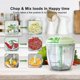 thumbnail image 2 of Manual Food Chopper Manual Hand Chopper, Portable Manual Vegetable Chopper Manual Food Processor, Onion Chopper Salad Chopper, Manual Chopper, 2 of 5