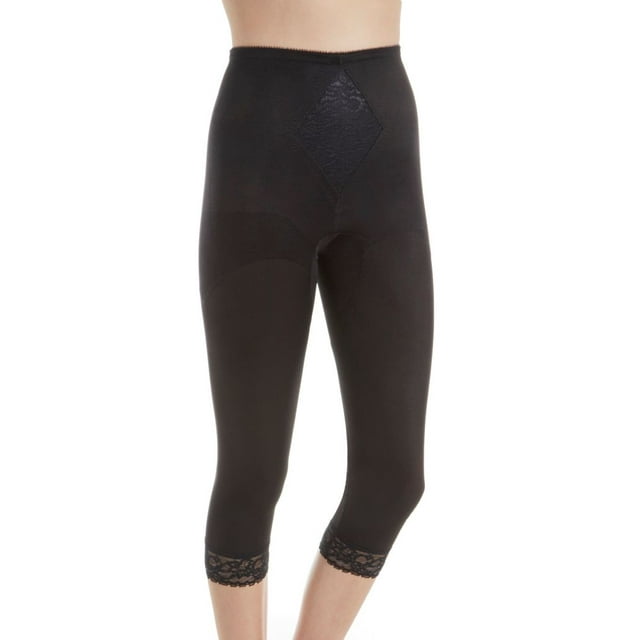 Rago Doublure de Pantalon Capri pour Femme à Motif de Régime, Noir, G