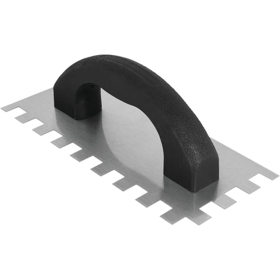 QEP 1/2" x 1/2" x 1/2" Square Notch Economy Flooring Trowel
