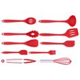 thumbnail image 4 of , 10Pcs Set Silicone Kitchen Utensils Kitchenware Non Stick Spatula Spoon Eggbeater Brush Cookware, 4 of 8