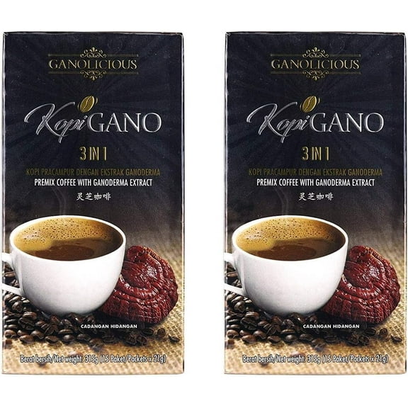 2 Boxes GanoCafe 3 in 1 Ganoderma Healthy Latte Coffee FREE Zrii Rise Coffee