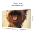 thumbnail image 2 of Sikiie Cartoon Happy Cute Puppy Mouse Pad, 16x29.5 Mousepad Desk Mat in Anti-Slip Rubber Mousepads Mat for Game Office Laptop Computer, 2 of 8