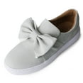 thumbnail image 4 of J. Adams Wally Platform Sneakers for Women – Comfortable Slip-On Shoes with Bow, Fashionable Flat Platform Sneakers, 4 of 6