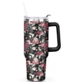 thumbnail image 2 of 40oz Tumbler with Handle and Straw Lid | Vacuum Insulated Leak Proof Tumbler | Stainless Steel Travel Mug Water Bottle Cup Keeps Cold & Hot, 2 of 7