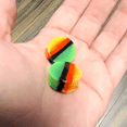 thumbnail image 2 of Rasta Tye Dye Silicone Ear Plugs, 2 of 2