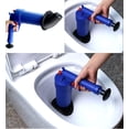 thumbnail image 3 of Émbolo de inodoro,Desatascador de desagüe eléctrico de aire,Limpiador de bomba de presión,Bomba limpiadora de abridor de émbolo de alta presión para baño, 3 of 5