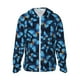 thumbnail image 1 of Fotbe Blue Butterfly Chaqueta con Protección Solar UPF 50+ para Hombre y Mujer, Camisa con Capucha y Bolsillos-Large, 1 of 7