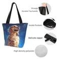 thumbnail image 3 of Kdxio Starry Sky Cloud Dog Women Reusable Grocery Bags Foldable Ripstop,Reusable Shopping Bags for Shopping,Gym,Gift, 3 of 5