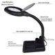 thumbnail image 4 of 3piezas LáMpara de Aumento LED 5X 10X Lupa con Mesa de Luz y LáMpara de Escritorio Soporte de Piso Lupa de Lupa Ajustable para Leer, Reparar (Negro) ENCHUFE de EE. UU., 4 of 7