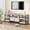 Antique White - 1.6 meters, variant on Industrial TV Stand with 2 Drawers – Modern Metal Frame Entertainment Center, Open Storage Shelves, Space-Saving Media Console for Living Room or Bedroom, Fits TVs up to 85 Inches