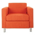 thumbnail image 3 of Pacific Armchair In Tangerine Orange Fabric, 3 of 5
