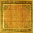 thumbnail image 1 of Ahgly Company Indoor Square Persian Yellow Traditional Area Rugs, 6' Square, 1 of 4
