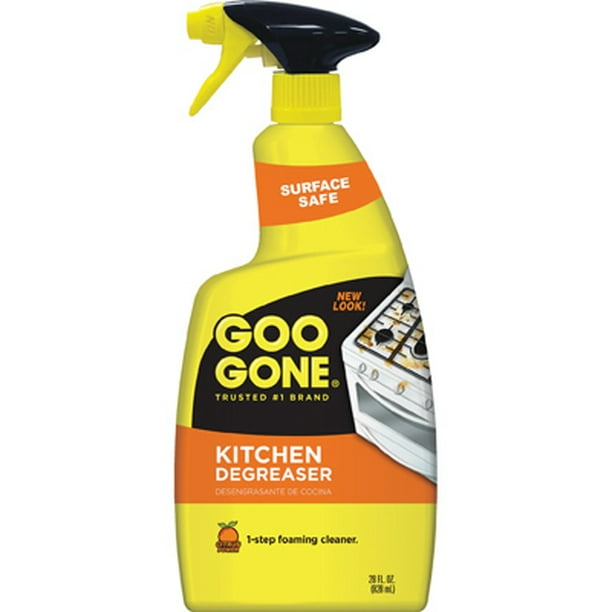 Goo Gone 28 OZ Kitchen Degreaser Trigger Cuts Grime Grease Oil & Baked