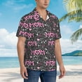 thumbnail image 2 of Lsque Lovely Mom Ever pattern Hawaiian Shirt for Men, Unisex Summer Beach Casual Short Sleeve Button Down Shirts-X-Large, 2 of 9