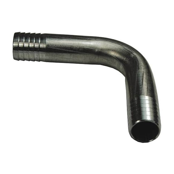 Dixon Barbed Hose Fitting,Hose ID 1/2",N/A 1770808SS