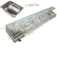 thumbnail image 2 of TECHTONGDA Electric Commercial Bain-marie Buffet Food Warmer Steam Table with Glass Guard 6-Pan, 2 of 8